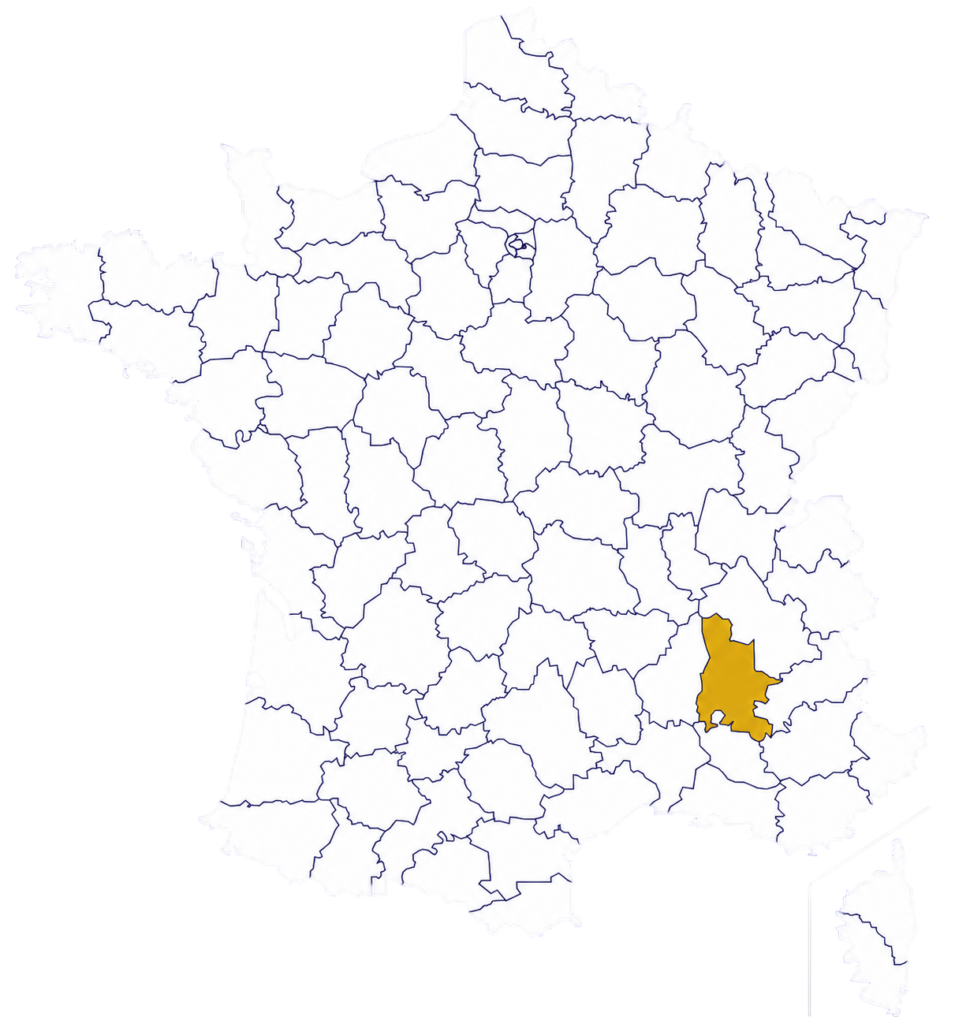 Carte Drôme